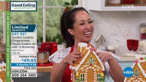 All handpainted by the cleminson's of california, using their trademark oddly appealing glaze colors. David S Cookies Gingerbread House Cookie Jar With 15 Bro Youtube