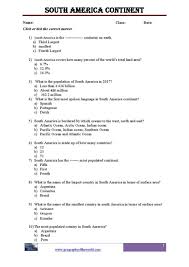 South America Continent Printable Worksheet Pdf0001 Geography Worksheets Map Skills Worksheets Super Teacher Worksheets