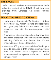 If you just make the above points i think you'd have a very solid letter. Undocumented Workers A Crucial Cog In The Economy Are Left In Poverty Amid Coronavirus Investigatewest