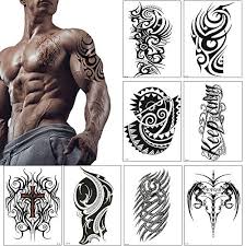 10 most dangerous body modifications. Temporary Tattoos For Men Women Black Large Tribal Totem Body Art Makeup Stickers Half Arm Fake Tattoo Waterproof Removable Pattern4 Buy Online At Best Price In Uae Amazon Ae