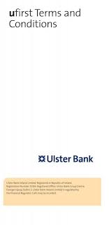 Authorised by the prudential regulation authority and regulated by the financial conduct authority and the prudential regulation authority, and entered on. Ufirst Terms And Conditions Ulster Bank