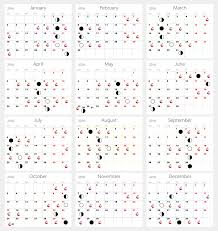 2016 Moon Phase Calendar