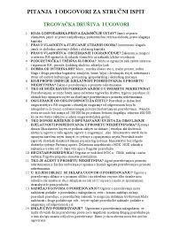 Pitanja I Odgovori Za Strucni Ispit Appn
