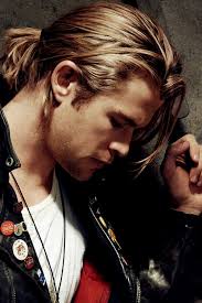 Tom Hiddleston Wheatland Tumblr Man Ponytail Long Hair Styles Men Chris Hemsworth