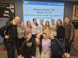 Shoutout to our Teen Elites 1 for dedicating their time to volunteering at  Feed My Starving Children, packing meals for those in need! Their  commitment to giving back is a powerful reminder