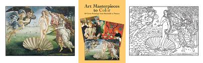 Check out our adult coloring pages selection for the very best in unique or custom, handmade pieces from our coloring books shops. Art Masterpieces To Color 60 Great Paintings From Botticelli To Picasso Dover Art Coloring Book Marty Noble 8601300295954 Amazon Com Books