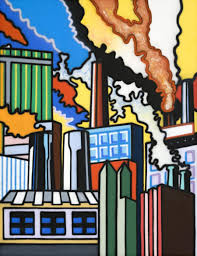 Howard Arkley Shadow Factories 1989 Howard Arkley Australian Art Art