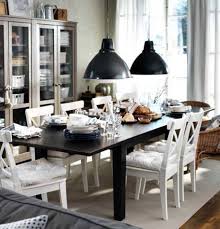 Pin By Theresa Cho On Dreaming Of Home Ikea Dining Room Ikea Dining Dining Table Black