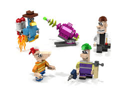 Phineas Ferb Brickfigures Day Lego Creationary Cool Lego Creations Lego Projects