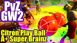 A Super Brainz Citron Play Ball Pvz Garden Warfare 2 Quests Coop Play Ball Coloring Pages For Kids Warfare