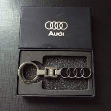 New 3d Chrome Metal Audi Keyring S Line A3 A4 A5 A6 Q5 Tdi Tt Key Fob Gift Box Fob Gift Audi Keyring Tdi