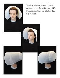 Arabella Grace Cottage Bonnet 1845-1853