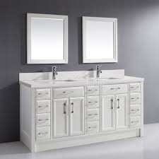 D vanity in white with solid surface vanity top the calais 75 vanity fuses contemporary sensibilities the calais 75 vanity fuses contemporary sensibilities with polished, transitional design to create a timeless focal point for your bath space. Calais 75 Inch Transitional Double Sink Bathroom Vanity White Finish