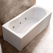 Vasca da bagno rettangolare con telaio e pannelli in acrilico treesse. Vasca Da Bagno Idromassaggio Alexia Gruppo Treesse In Acrilico Bianca