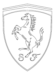 What does sf on the ferrari logo mean? Colouring Page Ferrari Logo Coloringpage Ca