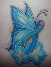 Cancer Butterfly Cancer Ribbon Tattoos Cancer Tattoos Cancer Survivor Tattoo