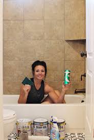 To apply epoxy to your shower walls, or your bathtub is an excellent way to give it a beautiful finishing touch. How To Paint Shower Tile Remington Avenue