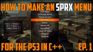 Included is the xbox edition, pc edition and ps3 edition. How To Make An Sprx Mod Menu C Ep 1 Intro