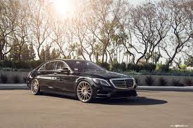 Black Mercedes S Class Rocking A Set Of Gunmetal Avant Garde Rims Mercedes S Class S Class Gunmetal