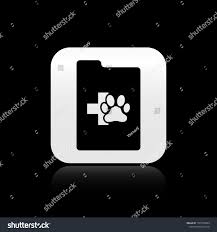 Black Clipboard With Medical Clinical Record Pet Icon Isolated On Black Background Health Insurance Fo In 2020 Mother Health Business Card Mock Up Intellectual Health