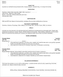 Free 6 Cna Resume Objective Templates In Ms Word Pdf
