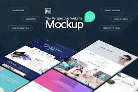 The Perspective Website Mockup 3 0 Website Mockup Website Mockup Templates Website Header Design