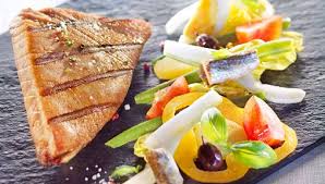 Recette Steak De Thon Grille Facon Salade Nicoise Facile Pour 4 Personnes Recette Recette Fruits Et Legumes Bio Steak De Thon