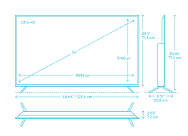 The science behind our tv size and distance calculator. Vizio 55 M Series Tv Dimensions Drawings Dimensions Com