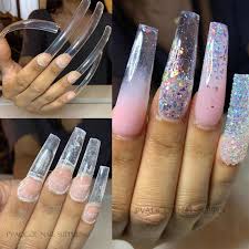 They look amazing but we all know acrylic addicts whose real nail beds look like someone's been hacking at you can, of course, get them done cheaply but if you actually value your nails, manicures aren't given away. 10pcs Pack Extra Long Empress Curve Tapered False Nails Acrylic Gel Salon French Nail Tips False Nails Aliexpress