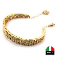 Italyan Gosterisli El Isi Altin Bilezik Kelepce 14 Ayar Bilezik Altin Bileklik
