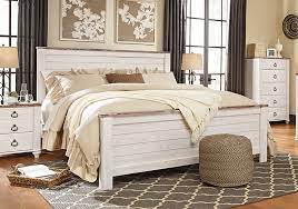 Queen bedroom set unboxing !!! Willowton White King Panel Bed Lexington Overstock Warehouse