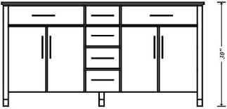 Howstuffworks.com contributors bathroom vanities are decorative storage units. What Is The Standard Height Of A Bathroom Vanity Paperblog