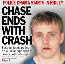 Ridley cops: Stolen car leads to high-speed chase