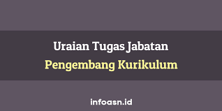 Maybe you would like to learn more about one of these? Uraian Tugas Jabatan Pengembang Kurikulum