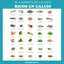 35 Alimentos No Lacteos Ricos En Calcio Ecoportal Net