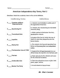 Some empires fell while other countries rose to power. American Revolution Quiz Worksheets Teaching Resources Tpt