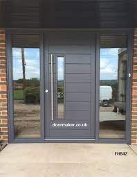 Spacious front porch for extra play room. Contemporary Front Doors Oak Iroko And Other Woods Bespoke Doors Front Doors With Windows Contemporary Front Doors Modern Front Door