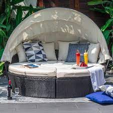 Outdoor daybed with canopy sunbrella replacement patio cushion. Outdoor Round Daybed Cushions Wayfair