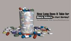 As the muscles relax, pain tends to go away. How Long Does It Take For Muscle Relaxers To Start Working Do Muscle Relaxers Make You Sleepy