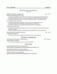 chief financial officer resume