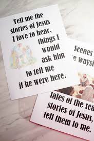 Tell Me The Stories Of Jesus Free Printable Flip Chart For