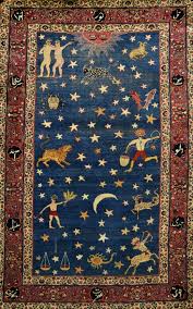 Zodiac Rug Probably Kerman Area South West Persia Early 20th Century 6 7 X 4 4 2 01 X 1 32m Suzani Rugs Antique Carpets