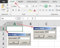 32 Resize Or Customize Hight Or Width Of Cells Columns And