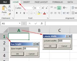 32 resize or customize hight or width of cells columns and