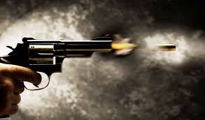Resultado de imagem para foto de revolver 38 com tiro