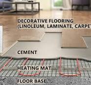 FloorLace FIT Electric Heated Floor Mat - Radiant Floor Heating Mat for Tile, Laminate, and Stone Floors - Self-Adhesive Underfloor Heating Mat - 120 ...