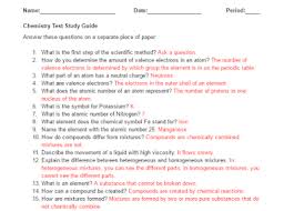 General chemistry final exam take this practice test to check your existing knowledge of the course material. Ms Paleologo S 8th Grade Science Class Chemistry Test Study Guide Answer Key