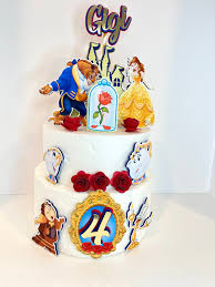 Beauty and Beast Cake Topper