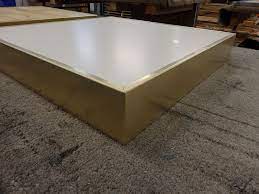 27 White Laminate Top With Brass Edge Trim White Laminate Shutter Designs Interior Design Portfolio