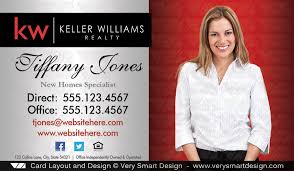 Kw photo business cards bc4w. Keller Williams Real Estate Business Card Design 2a Red And Silver